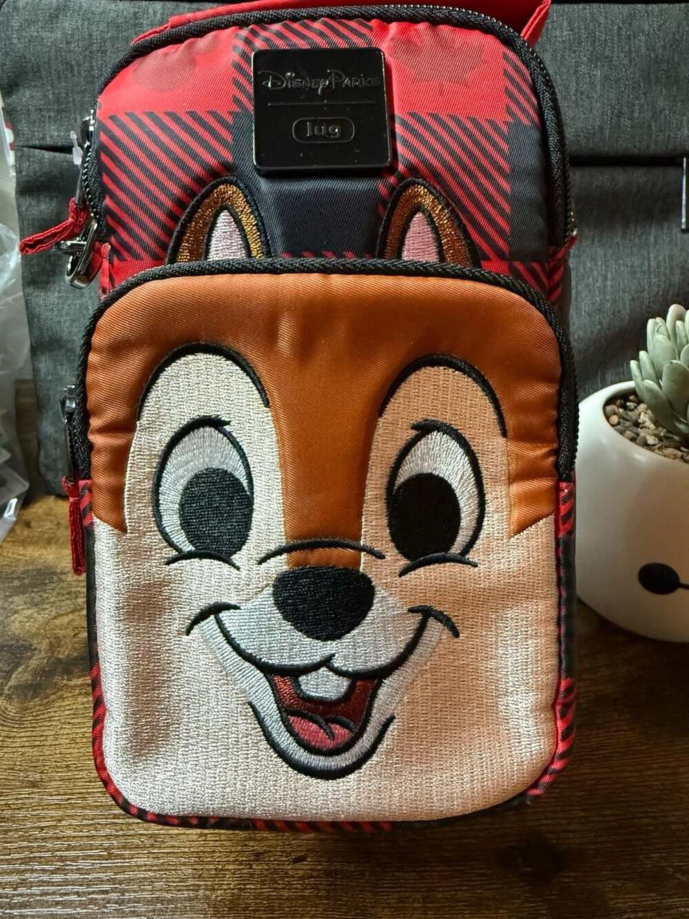 Disney Parks Lug Skeeter Mini Chip Canada Pavilion Crossbody Belt Bag